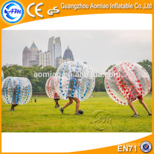 human sized soccer bubble ball inflatable bumper bubble football for adults